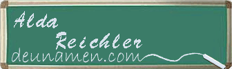 Alda Reichler Visitenkarte